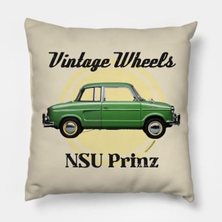 Vintage Wheels - NSU Prinz Pillow