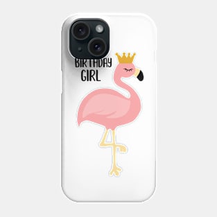 Flamingo, Birthday Girl Gift Princess Phone Case