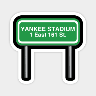 Yankee Stadium Design | 1 East 161 St, The Bronx, NY 10451 - Funny sports baseball gifts Magnet