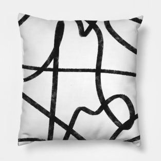 abstract organic lines Pillow