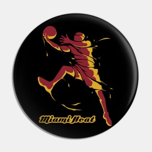 Miami Heat Fans - NBA T-Shirt Pin