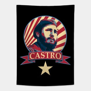 Fidel Castro  Socialism Propaganda Tapestry