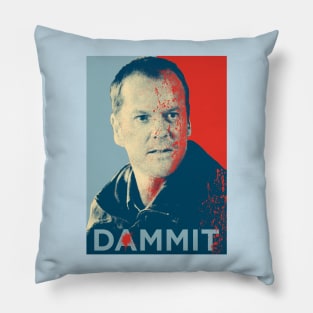 Jack Bauer from 24 in Dammit Pillow