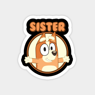 Sister Happy Magnet