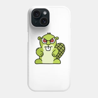 Angry beaver Phone Case