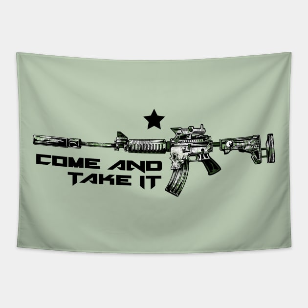 Come and Take It - Jungle II Tapestry by LiberTeeShirts