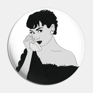 Black and White Pin