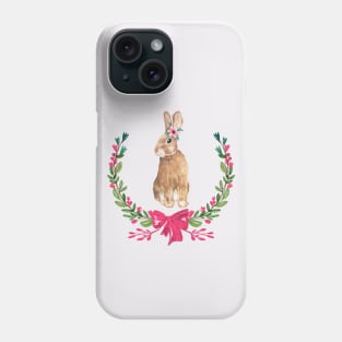 Bunny rabbit mom in love gift Phone Case