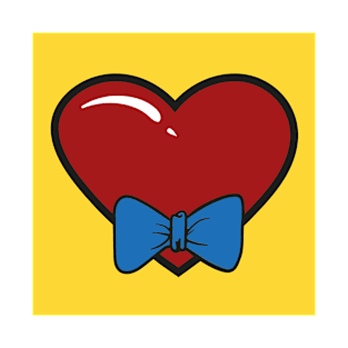 Heart & Bow Tie T-Shirt