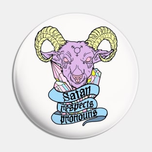 satan respects pronouns Pin