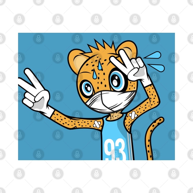 Masked Athlete Cheetah by MOULE