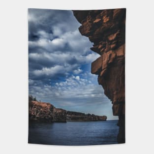 Pokeshaw Rock Coastal Photo V1 Tapestry