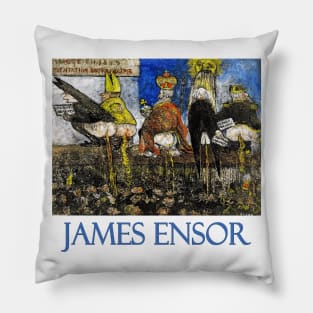 Doctrinal Nourishment by James Ensor Pillow