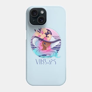 Virgo Zodiac Sign | Circle Beautiful Girl Phone Case