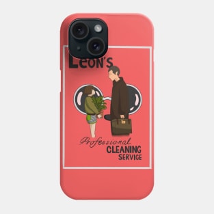 Leon the professional cleaning service Phone Case