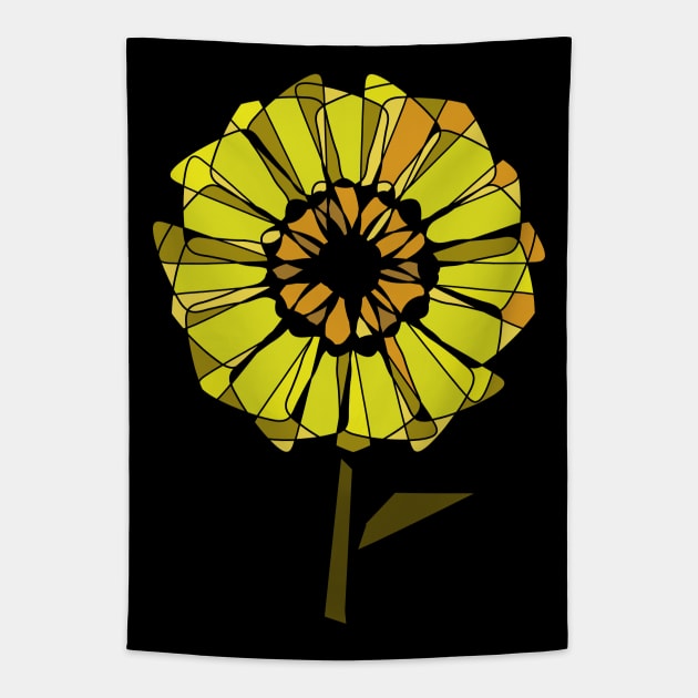 abstract flower Tapestry by neteor