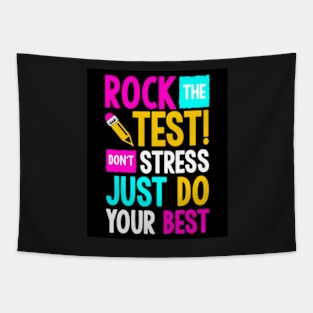 Rock The Test Tapestry