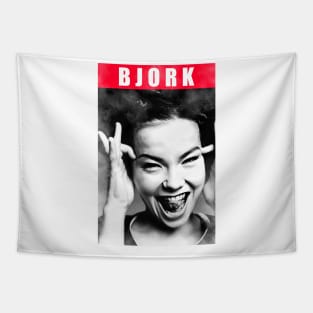 Björk - Vintage 80s // Watercolor Design Tapestry