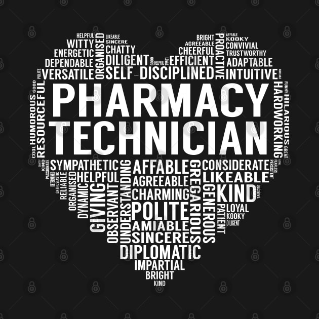 Pharmacy Technician Heart by LotusTee