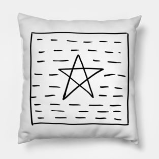 A five edges star Pillow