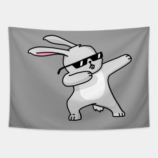 Dabbing Easter Bunny Funny Shirt Dab Hip Hop Rabbit Tapestry