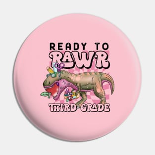 Ready to rawr third grade Pin