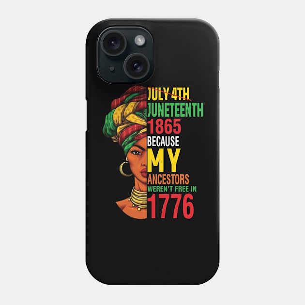 juneteenth Phone Case by Gigart