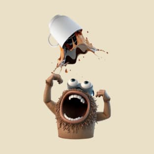 Coffee Monster v01 T-Shirt