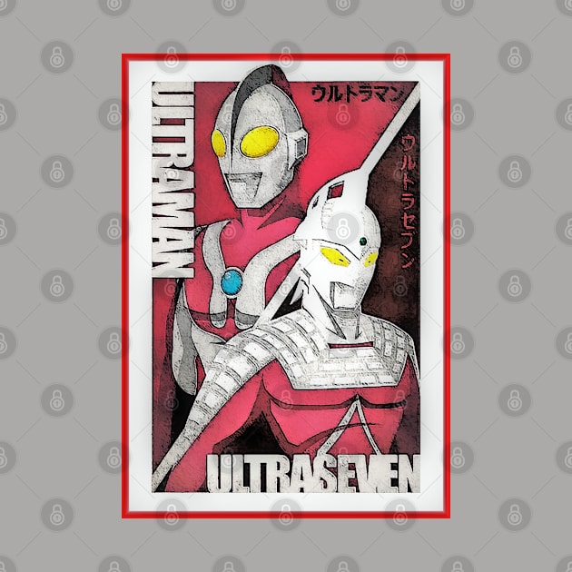 Ultraman & Ultraseven by SciFi_Kaiju_Guy