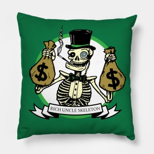 Rich Uncle Skeleton Pillow