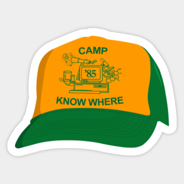 Camp Know Where Stranger Things Sticker Teepublic