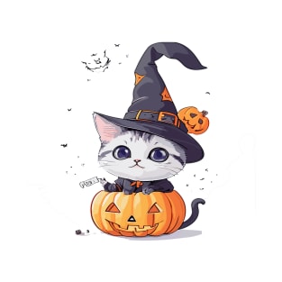 Pumpkin Cat T-Shirt