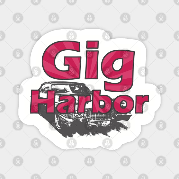 Gig Harbor Washington Magnet by artsytee