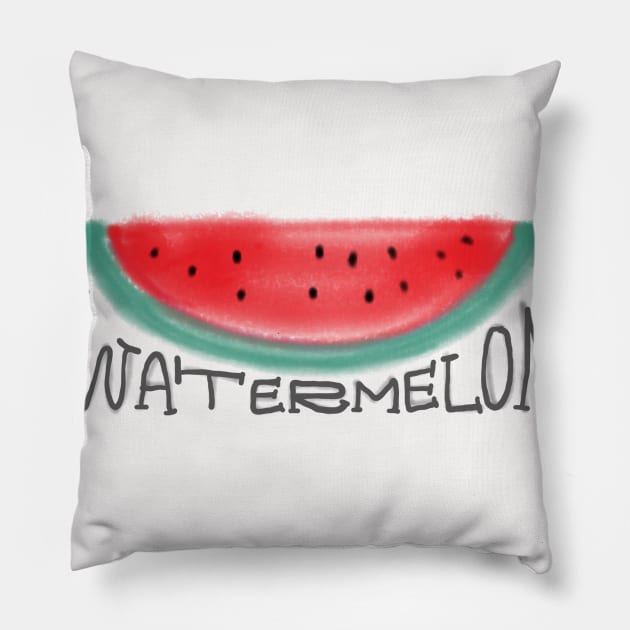 watermelon Pillow by zzzozzo