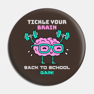 TICKLE YOUR BRAIN BACK TO SCHOOL GAIN! FUNNY BACK TO SCHOOL Pin