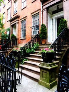 Manhattan NY - Chelsea Brownstone Magnet