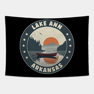 Lake Ann Arkansas Sunset Tapestry