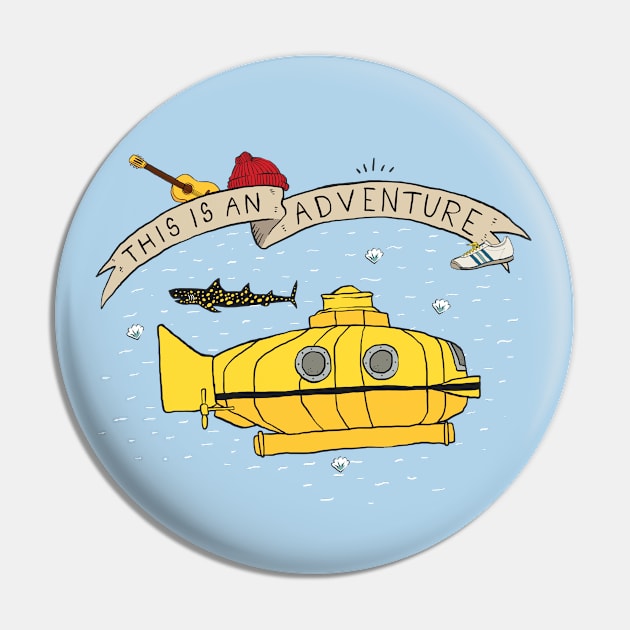 This Is An Adventure Pin by Plan8