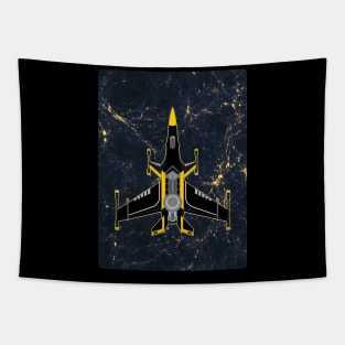 Space Shooter | Aerospace Fighter Tapestry