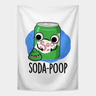 Soda Poop Funny Drink Pun Tapestry