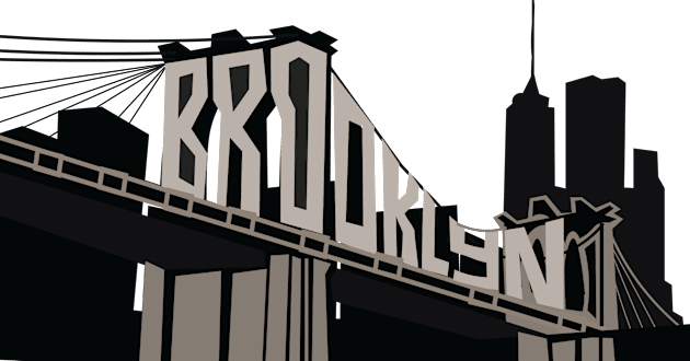 Brooklyn Bridge Kids T-Shirt by MAS Design Co