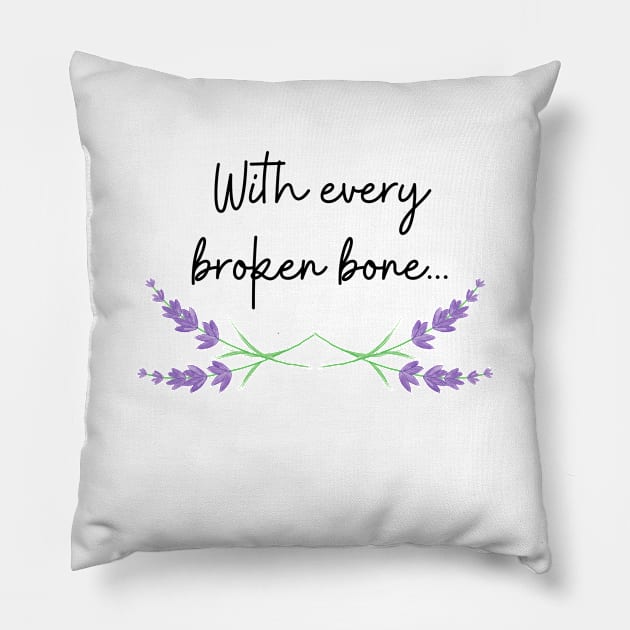 Broken Bone Pillow by Said with wit