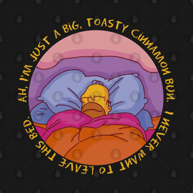 i'm a big toasty cinnamon bun Homer Simpson Tank Top TeePublic