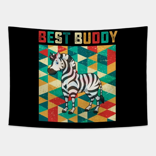 Best Buddy Zebra Tapestry by danieldamssm