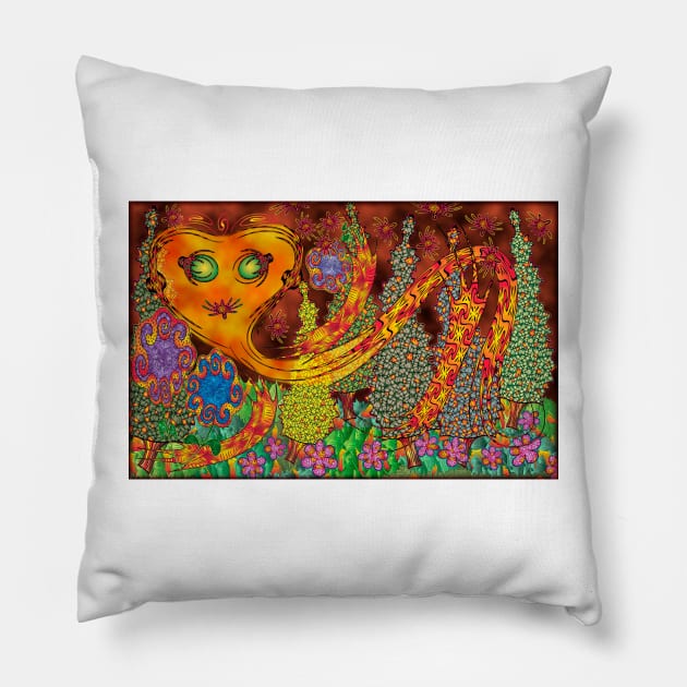 Inferno Pillow by becky-titus
