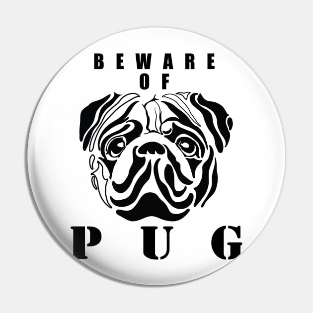 Beware of PUG Pin by RCLWOW