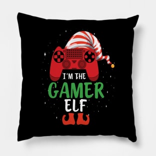 I'm the gamer elf ... Christmas gift for gamers Pillow