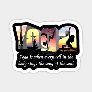 Yoga Is Life Changing Magnet