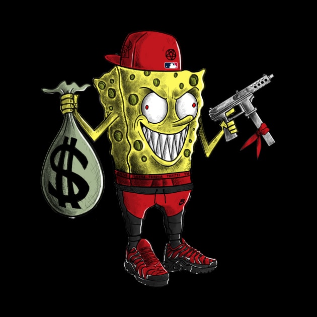 gangsta SpongeBob by markusloewe