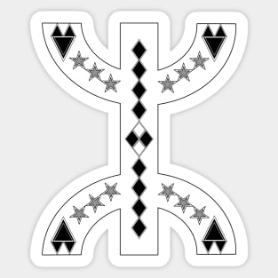 2x Kabyle Kabyle Kabyle Berber Heart Flag Sticker